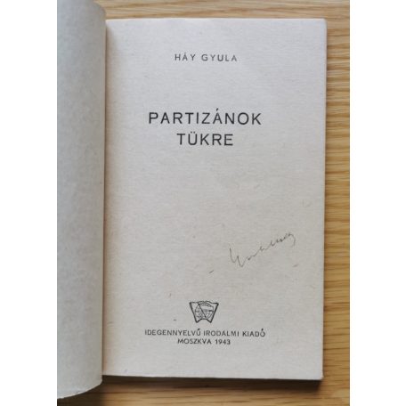 Háy Gyula: Partizánok tükre