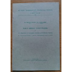 Tóth Imre, Dr.: Nagy orosz nyelvészek I.