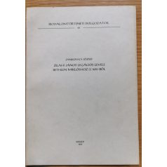   Jankovics József: Zilahi János legációs levele Bethlen Miklóshoz 1692 (Dedikált!)