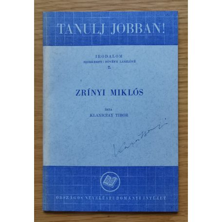 Klaniczay Tibor: Zrínyi Miklós