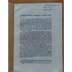   Koltay-Kastner Jenő: Lettere Inedite Di Mazzini A Niccoló Kiss (Dedikált!)
