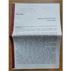   Madas József: Helyszínrajz az 1722. évi Pécs-belváros utcáiról és telkeiről (Dedikált!)