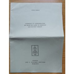   Makkai László: Commerce et Consommation de Draps de Laine En Hongrie aux XII-XVII. siecles (Dedikált!)