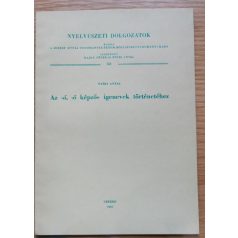   Nyíri Antal: Az -ó, -ő képzős igenevek történetéhez  (Dedikált!)