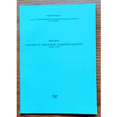   Rákos István: Gazdaság és társadalom tagozódása Szegeden (1720-1777) (Dedikált!)