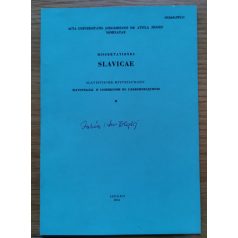 Jakócs Dániel: Dissertationes Slavicae (Dedikált!)