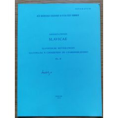Sonkoly Pál emlékére Dissertationes Slavicae (Dedikált!)
