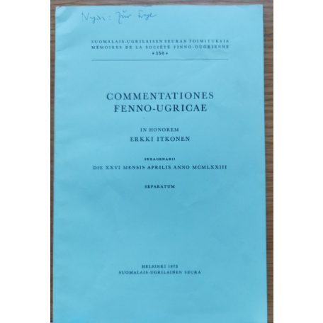 Nyíri Antal: Zur Frage der altungarischen Diphthonge (Dedikált!)