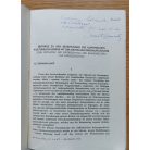 Jakó Zsigmond: Beitrage zu Den Beziehungen Des Rumanischen...(Dedikált!)