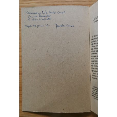 Zsoldos Sándor: "Voltam valaki köztetek..." Vázlat Somlyó Zoltán életrajzához (Dedikált!)