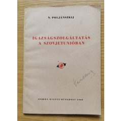 N. Poljánszkij: Igazságszolgáltatás a Szovjetunióban