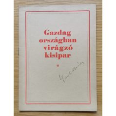 Gazdag országban virágzó kisipar