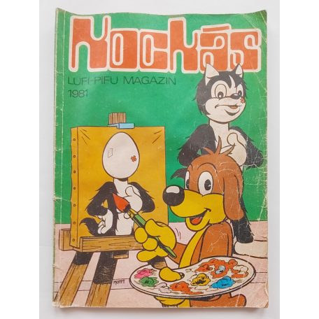 Kockás 1. szám Lufi-Pifu magazin 1981. Szerk.: Somos Ágnes
