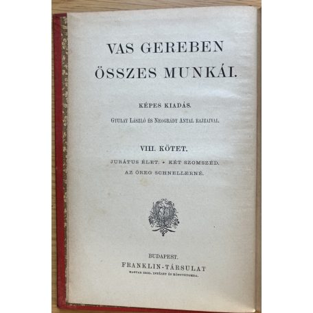 Vas Gereben: Jurátus élet