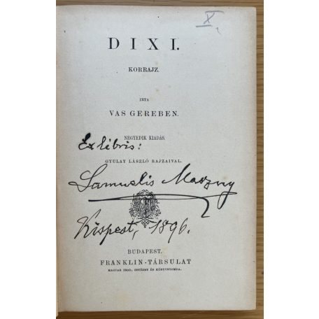 Vas Gereben: Dixi - Adomák