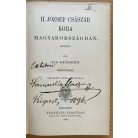 Vas Gereben: II. József császár kora Magyarországban