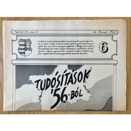 Tudósítások  '56-ból 1, 3, 6-7. szám (4)