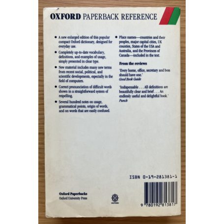 Joyce M. Hawkins: The Oxford Paperback Dictionary