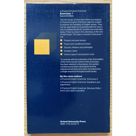 A. J. Thomson - A. V. Martinet: A Practical English Grammar, Exercises 1-2.