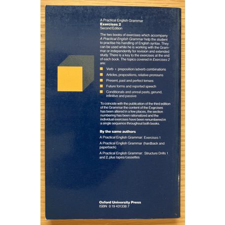 A. J. Thomson - A. V. Martinet: A Practical English Grammar, Exercises 1-2.