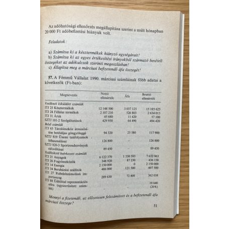 Horváth Zsuzsa, Dr - Máté István, Dr: Pénzügyi példatár és feladatgyűjtemény