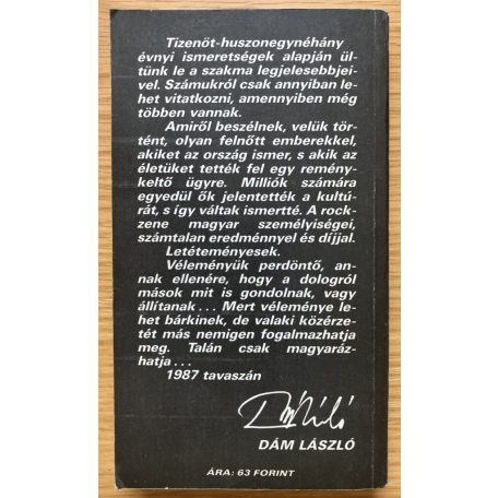 Dám László: Rockszámla
