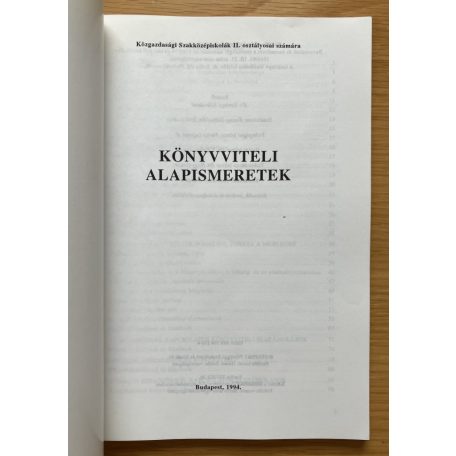 Surányi Kálmánné - Tóth András- Kozma Gábor: Könyvviteli alapismeretek, Példatár és feladatgyűjtemény 