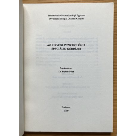 Szegedi Márton Dr.: Pszichológia