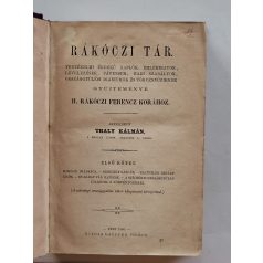 Thaly Kálmán (szerk.): Rákóczi tár I. kötet