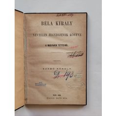   Béla király névtelen jegyzőjének könyve a magyarok tetteiről 