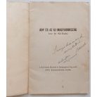 Sík Endre, Dr.: Ady és az uj Ma­gyar­ország  (dedikált, New York, 1947!) 