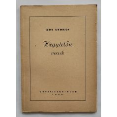 Ady András: Hegytetőn - versek (dedikált!)