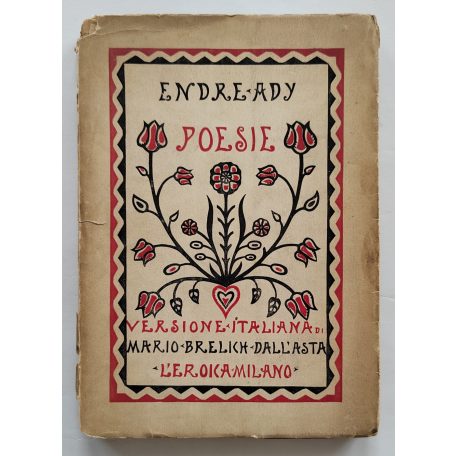 Endre Ady poesie / Ady Endre Poesie [Olasz nyelvű kiadás, Milánó 1931 - dedikált, első kiadás] 