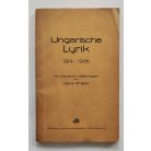 Lajos Brájjer [Brájjer Lajos]: Ungarische Lyrik. 1914-1936. Dedikált! [német nyelven]