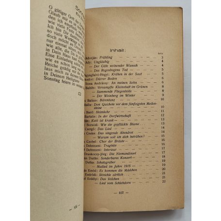 Lajos Brájjer [Brájjer Lajos]: Ungarische Lyrik. 1914-1936. Dedikált! [német nyelven]