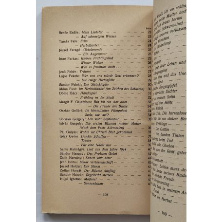 Lajos Brájjer [Brájjer Lajos]: Ungarische Lyrik. 1914-1936. Dedikált! [német nyelven]