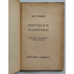Ady Endre: Popiolem Plomieniem (1943) [lengyel nyelven]