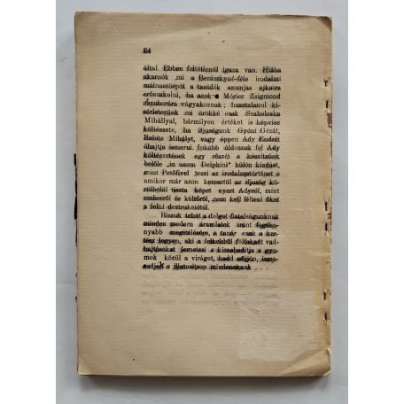 Boross István, Dr.: Ady Endre alakja regényirodalmunkban és a köztudatban (dedikált)