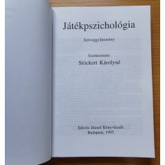   Stöckert Károlyné (szerk.): Játékpszichológia - szöveggyüjtemény