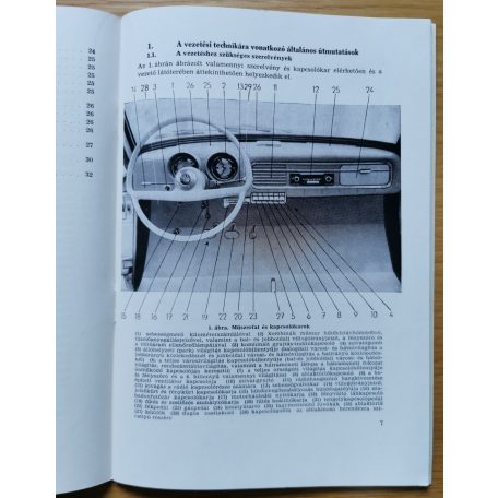 Üzemeltetési utasítás a Wartburg 1000 személygépkocsihoz