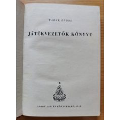 Tabák Endre: Játékvezetők könyve