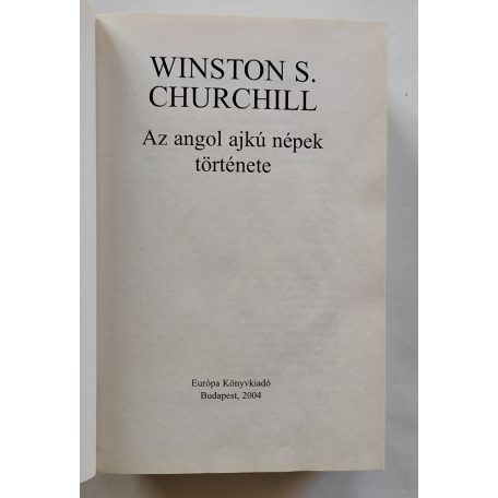 Winston S. Churchill: Az angol ajkú népek története