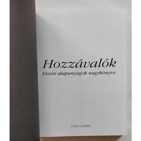 Loukie Werle – Jill Cox: Hozzávalók