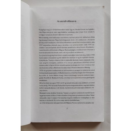 Huszár János: Honvéd ejtőernyősök Pápán 1939–1945 (Első kiadás!)