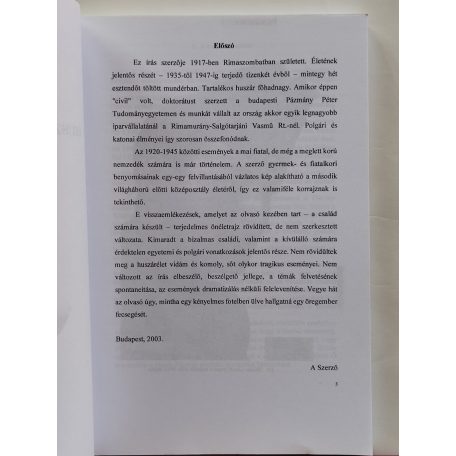 Sóldos László, Dr.: Huszárélet - gyöngyélet? - Visszaemlékezések 