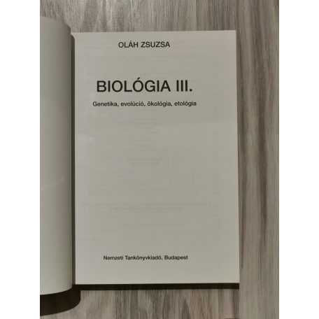 Oláh Zsuzsa: Biológia I-III