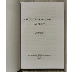   Dékány András - Laczkó Sándor (szerk.): Lábjegyzetek Platónhoz 1. - Az Erény