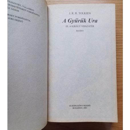 J. R. R. Tolkien: A Gyűrűk Ura I-III.