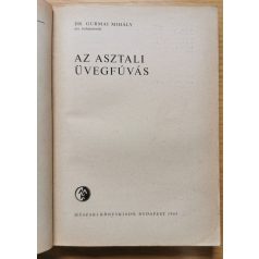   Gurmai Mihály, Dr: Az asztali üvegfúvás (Ipari szakkönyvtár)