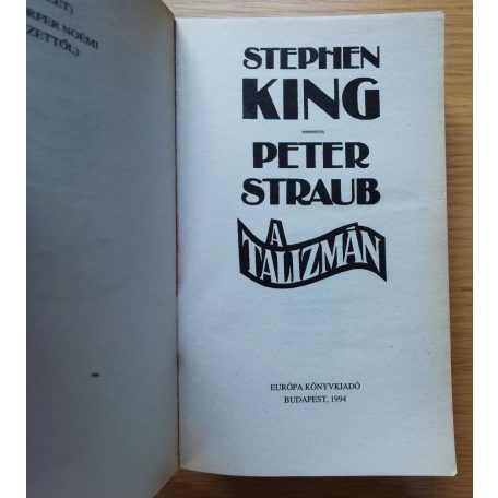 King, Stephen-Straub, Peter: A talizmán 